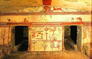 Tarquinia – Etruschi – La tomba dei tori 