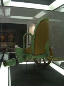 La biga etrusca conservata al Museo nazionale etrusco di Viterbo 